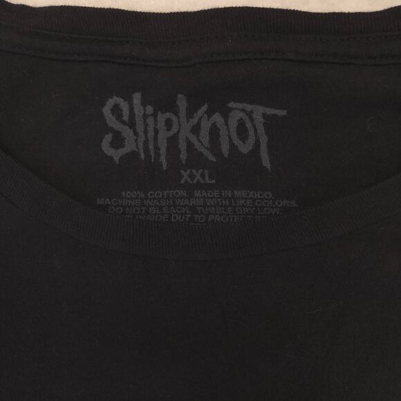 Slipknot Short Sleeve Casual Band Graphic T-Shirt Adult Mens Size 2XL Black - Picture 3 of 9